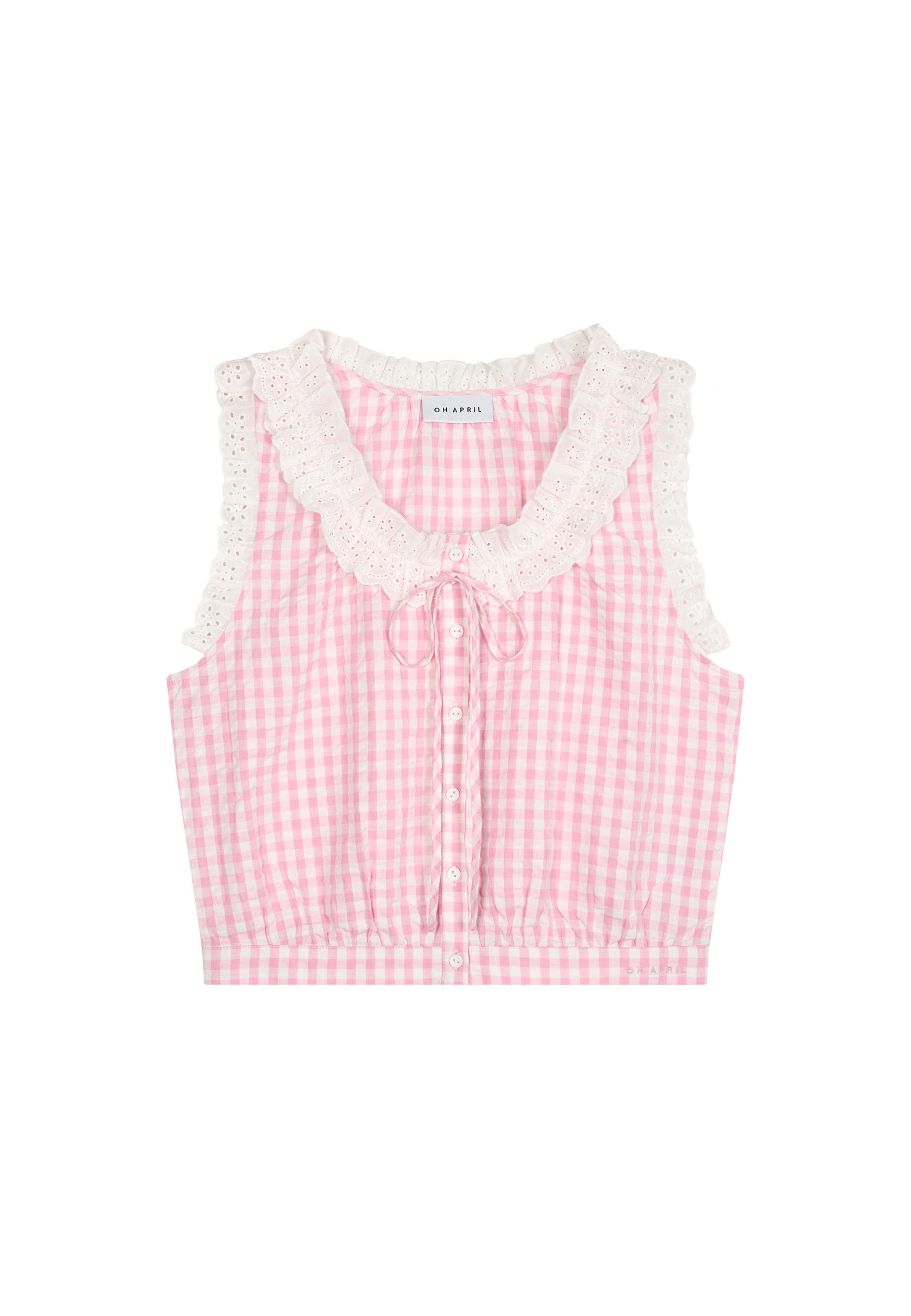 OH APRIL - Blusa 'Sona' em rosa: frente
