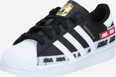 ADIDAS ORIGINALS Sneaker low 'SUPERSTAR' i guld / sort / hvid, Produktvisning