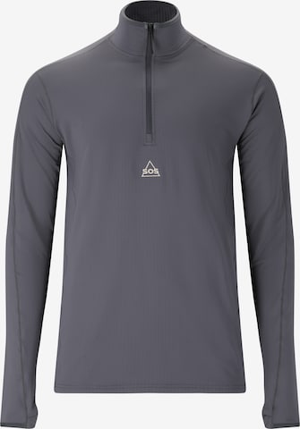 SOS Sports sweater 'Timberline' in Blue: front
