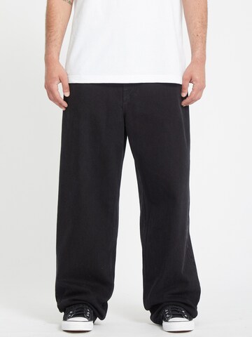 Volcom Wide leg Jeans 'Chillow' in Black: front