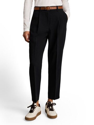 TOM TAILOR Loosefit Pantalon in Zwart: voorkant