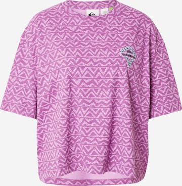 Tricou de la QUIKSILVER pe mov: față