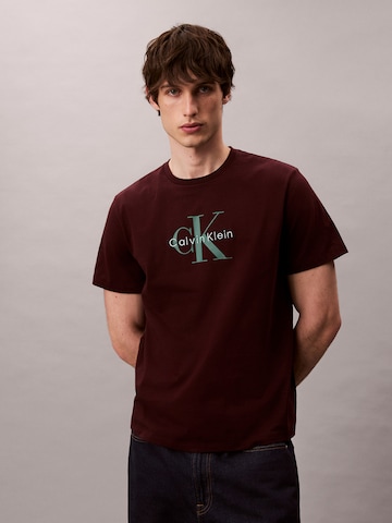 Calvin Klein Jeans Shirt 'Hero' in Brown: front