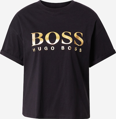 BOSS Orange Majica 'Evina' u zlatna / crna, Pregled proizvoda