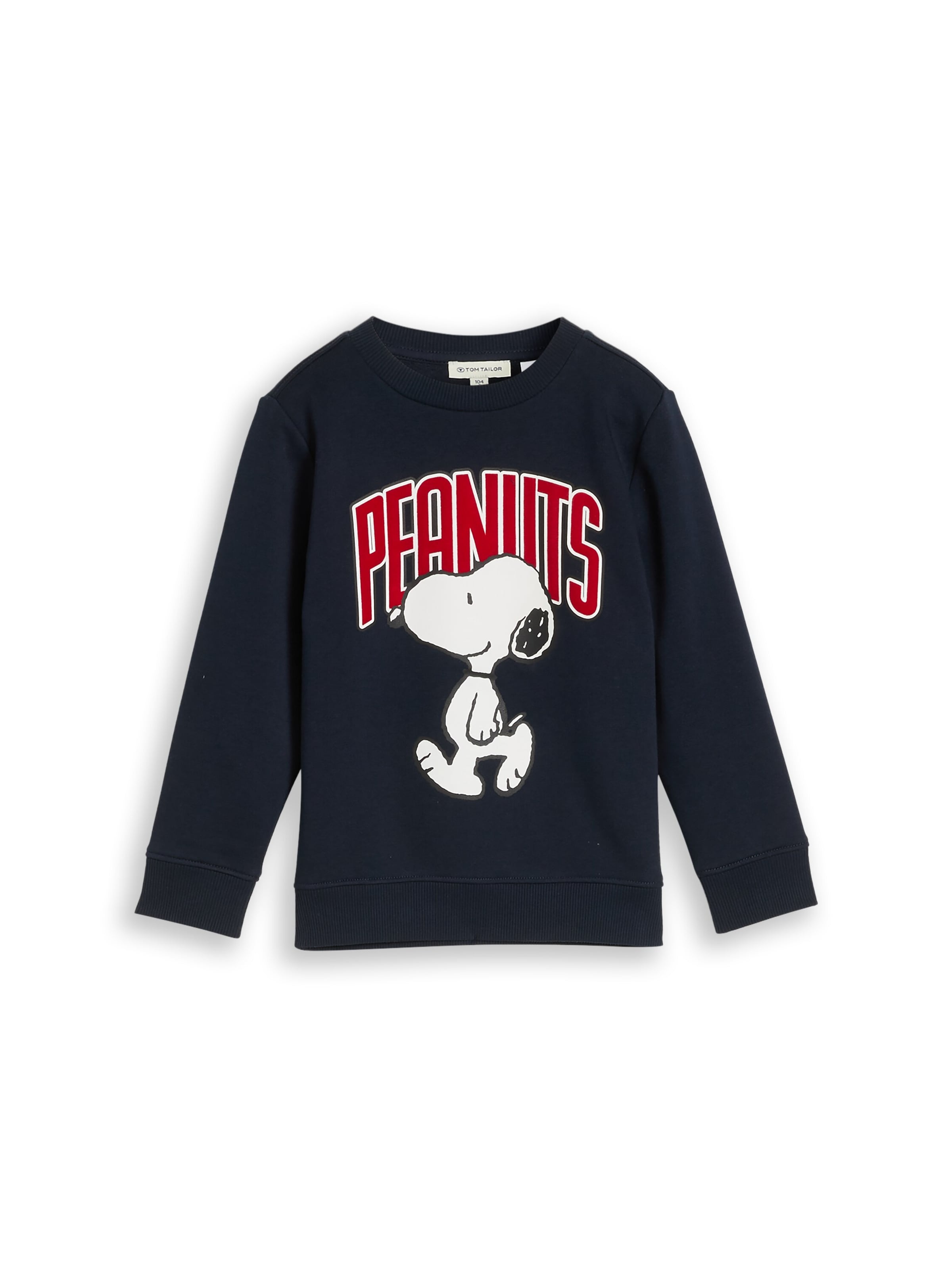 TOM TAILOR Sweatshirt 'Peanuts' in Blauw: voorkant