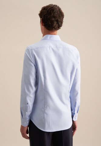 SEIDENSTICKER Slim Fit Businesshemd in Blau