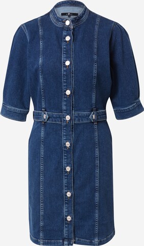 Robe-chemise 'MARINA' 7 for all mankind en bleu : devant