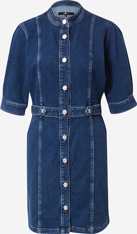 Robe-chemise 'MARINA' 7 for all mankind en bleu : devant