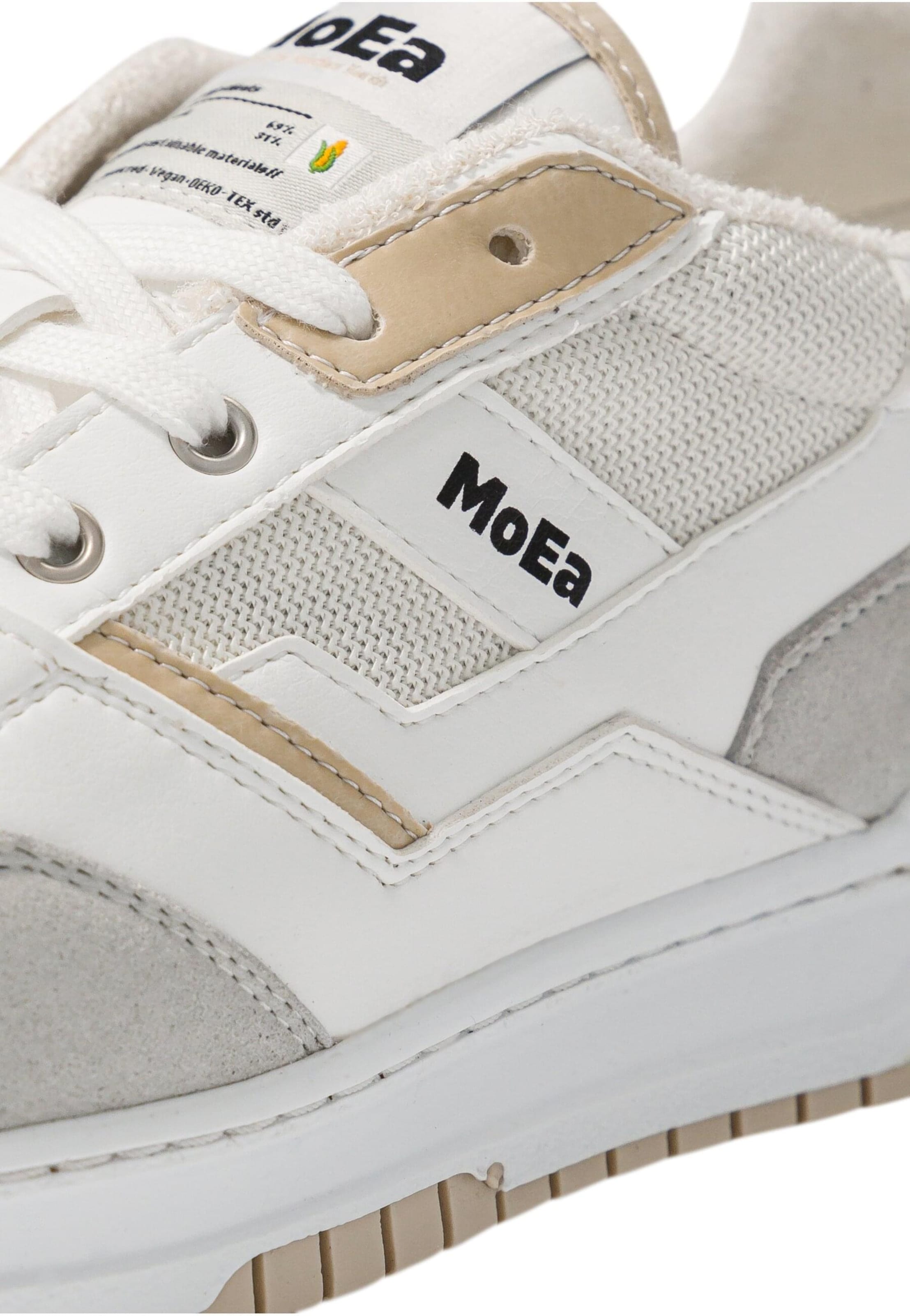 Sneaker bassa 'Gen2 - Corn' di MoEa in bianco