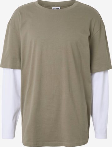 Urban Classics Shirt in Groen: voorkant