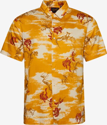 Superdry Comfort fit Overhemd in Oranje: voorkant