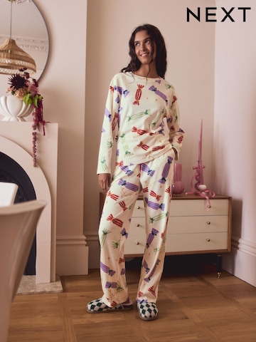 Next Pajama in Beige: front