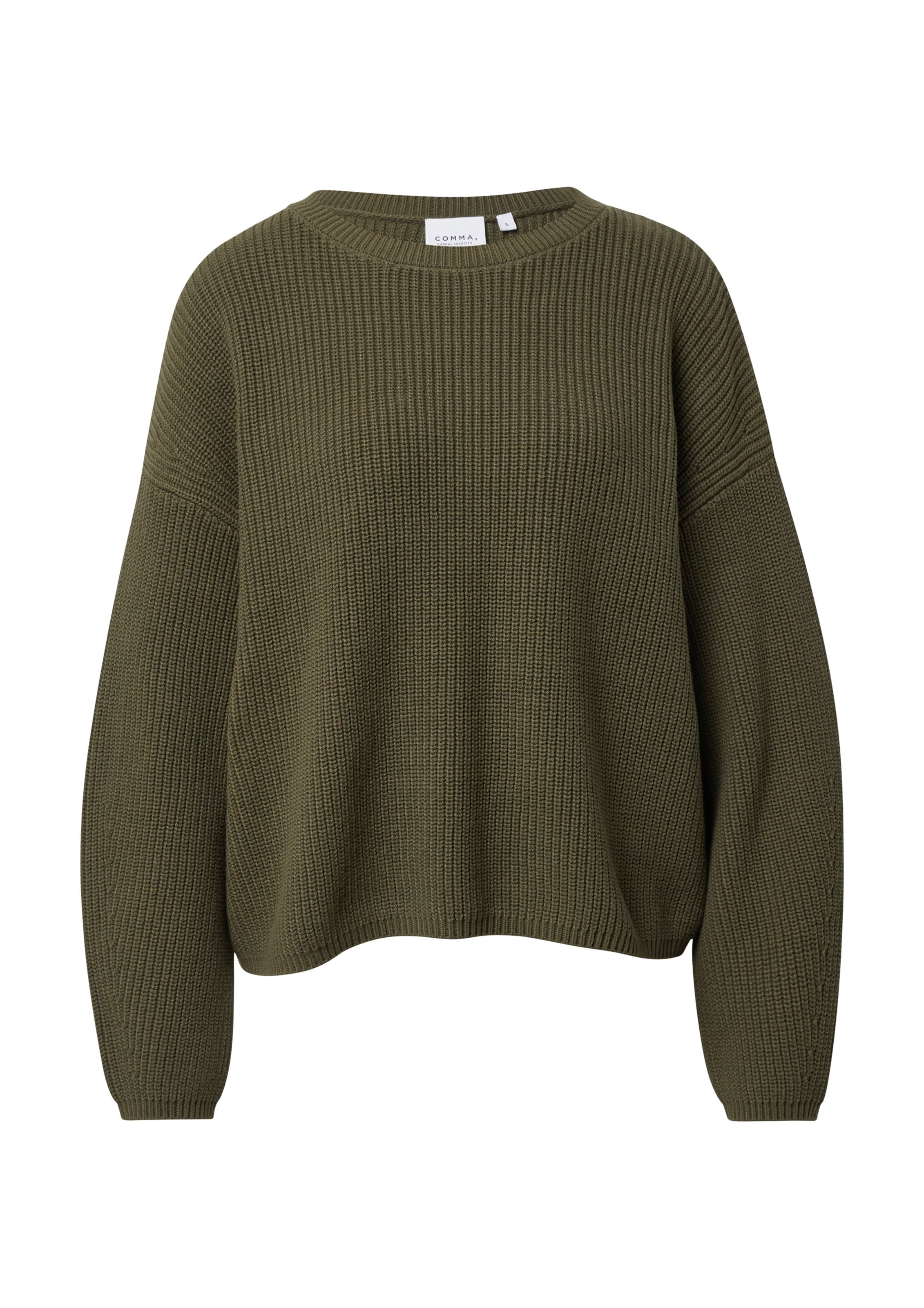 COMMA Pullover in Grün: Vorderseite