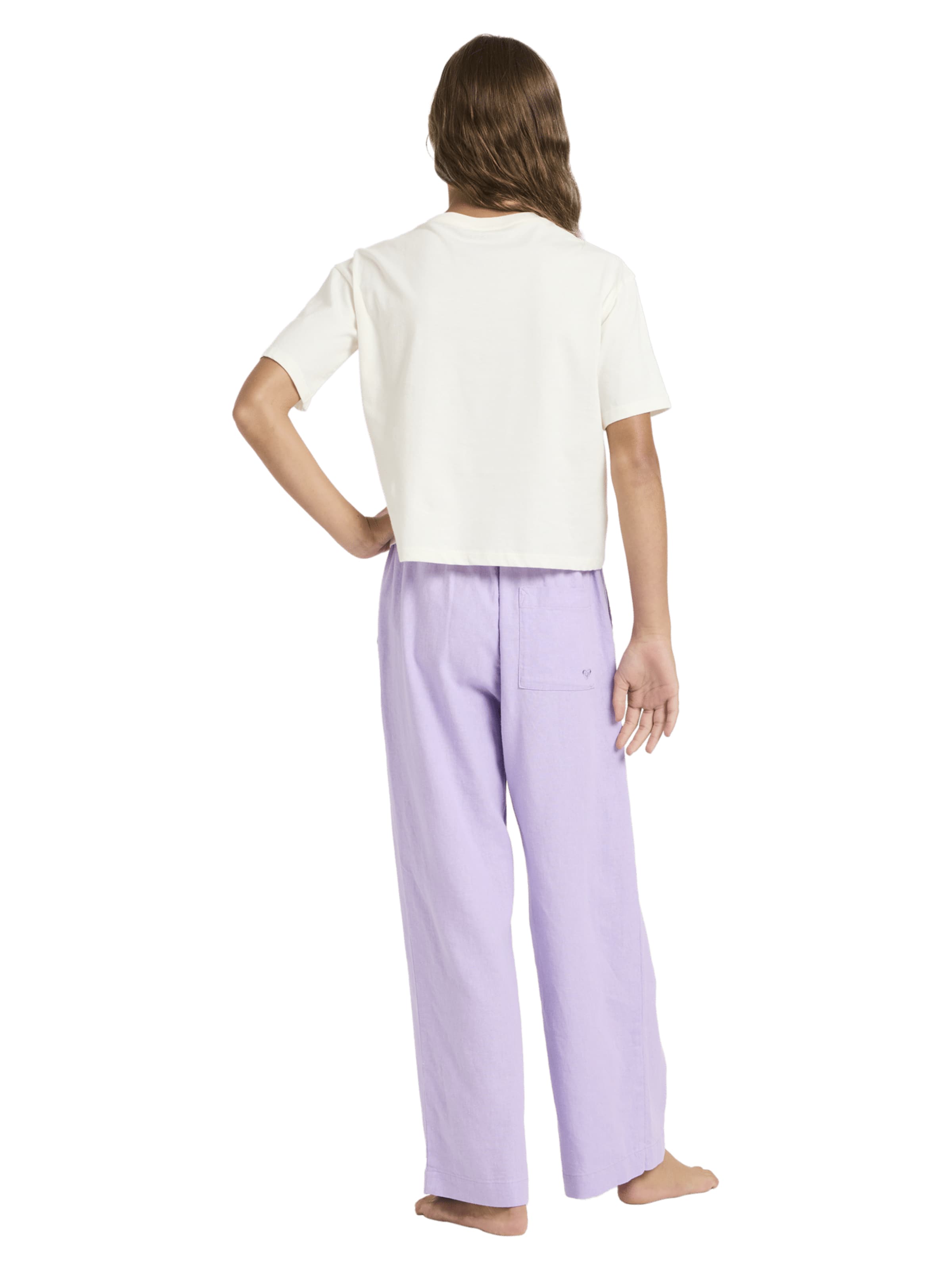 ROXY Wide Leg Hose 'Lekeitio Break' in Lila