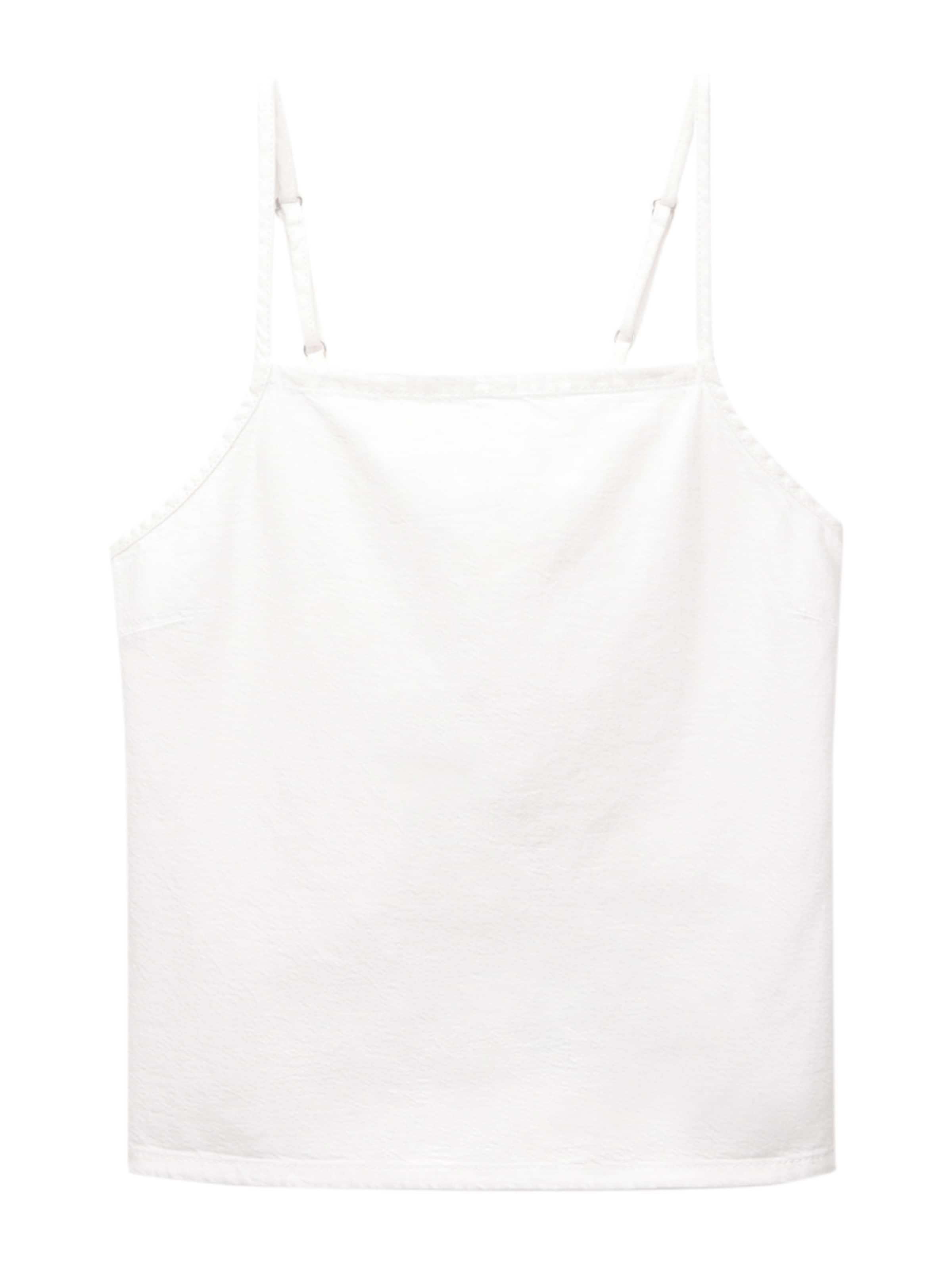 Pull&Bear Topp i vit: framsida