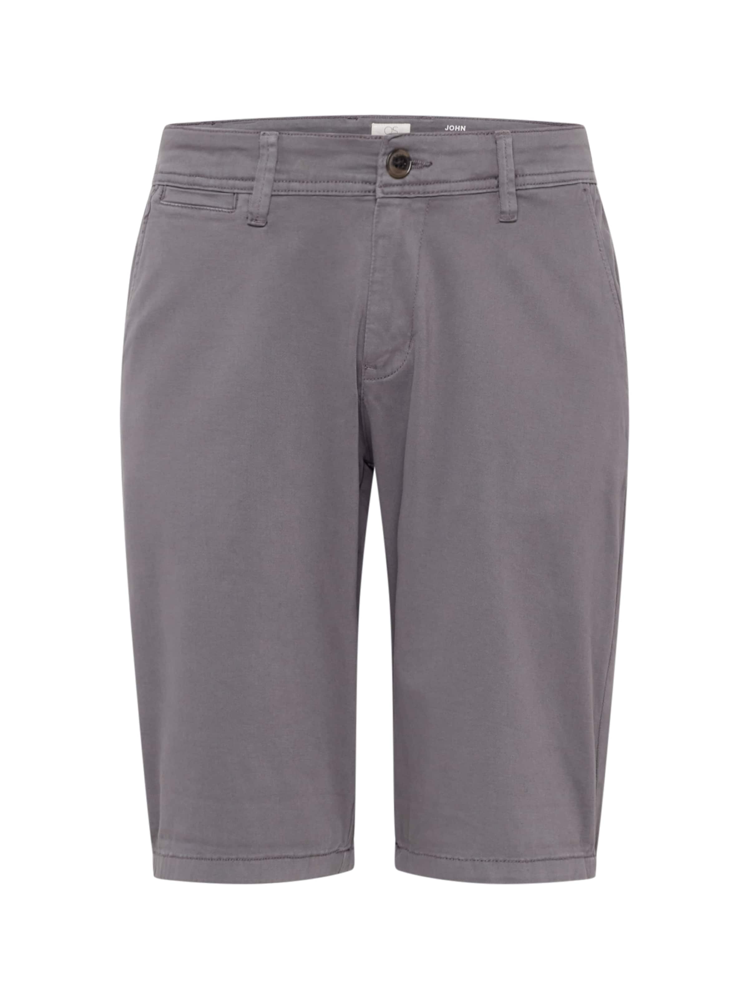 QS Chinohose in Grau: Vorderseite