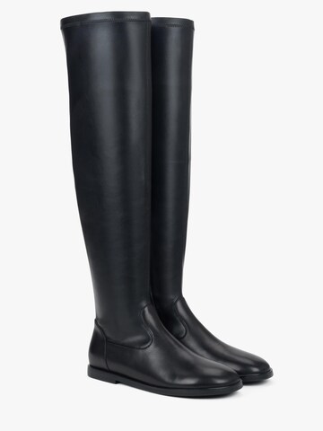 Estro - Botas sobre la rodilla '530-2106' en negro