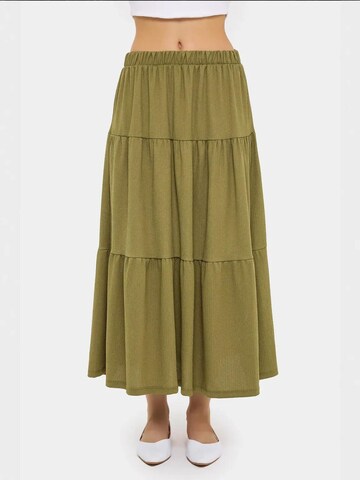 Gonna di Hiccup in verde: frontale