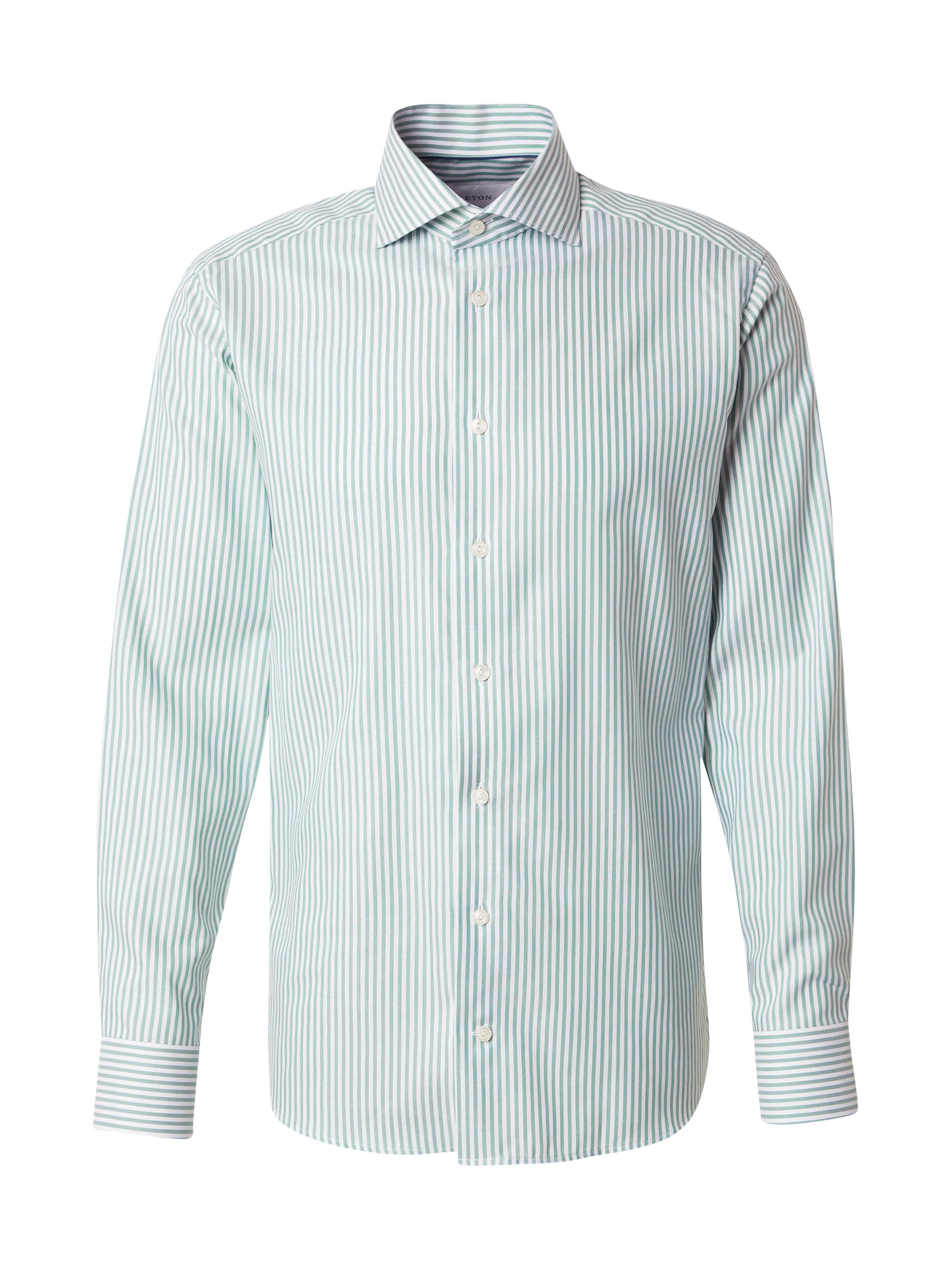 ETON Regular fit Button Up Shirt in Green: front