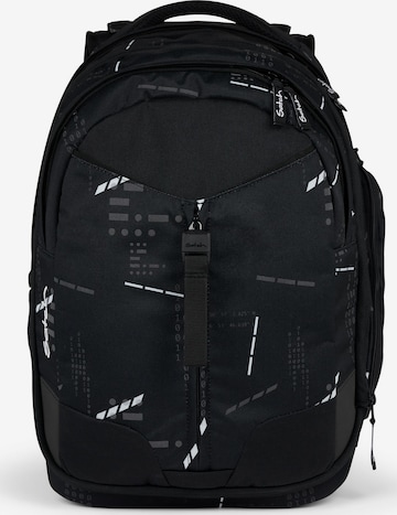 Satch Backpack 'Match' in Black: front