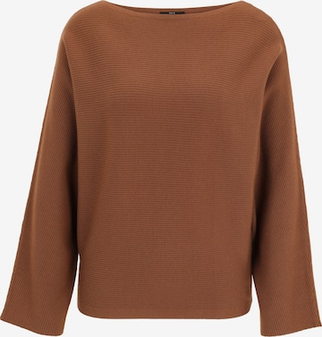 Pull-over zero en marron : devant