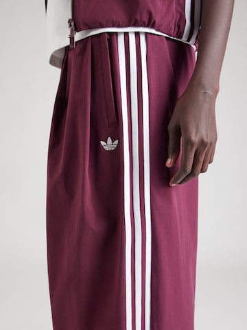 ADIDAS ORIGINALS Wide leg Byxa 'Adilenium 5.0' i röd