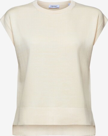 T-shirt ESPRIT en beige : devant