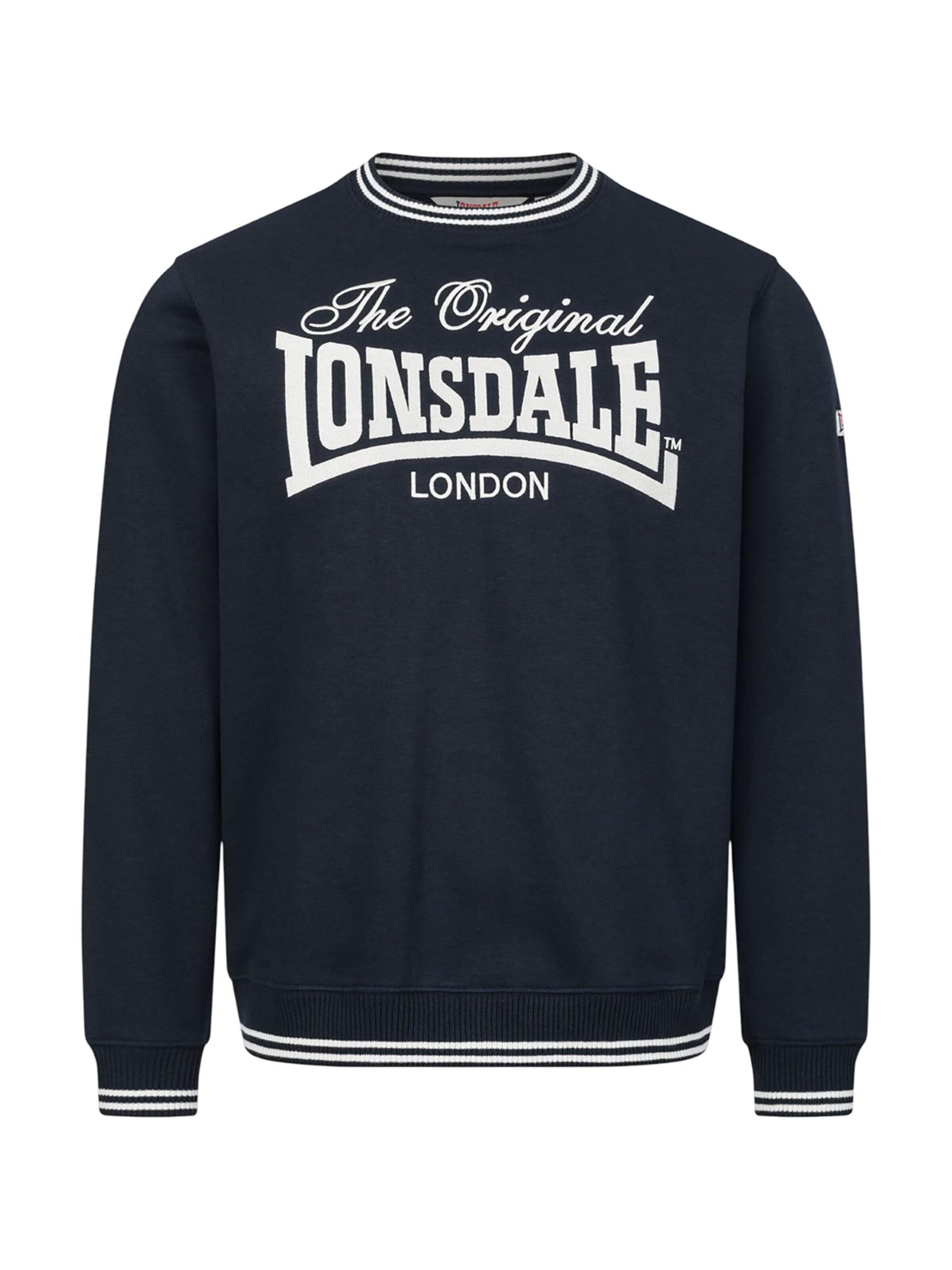 LONSDALE Свитшот 'Clifton' в Синий: спереди