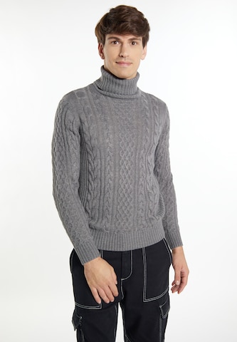 Pull-over MO en gris : devant