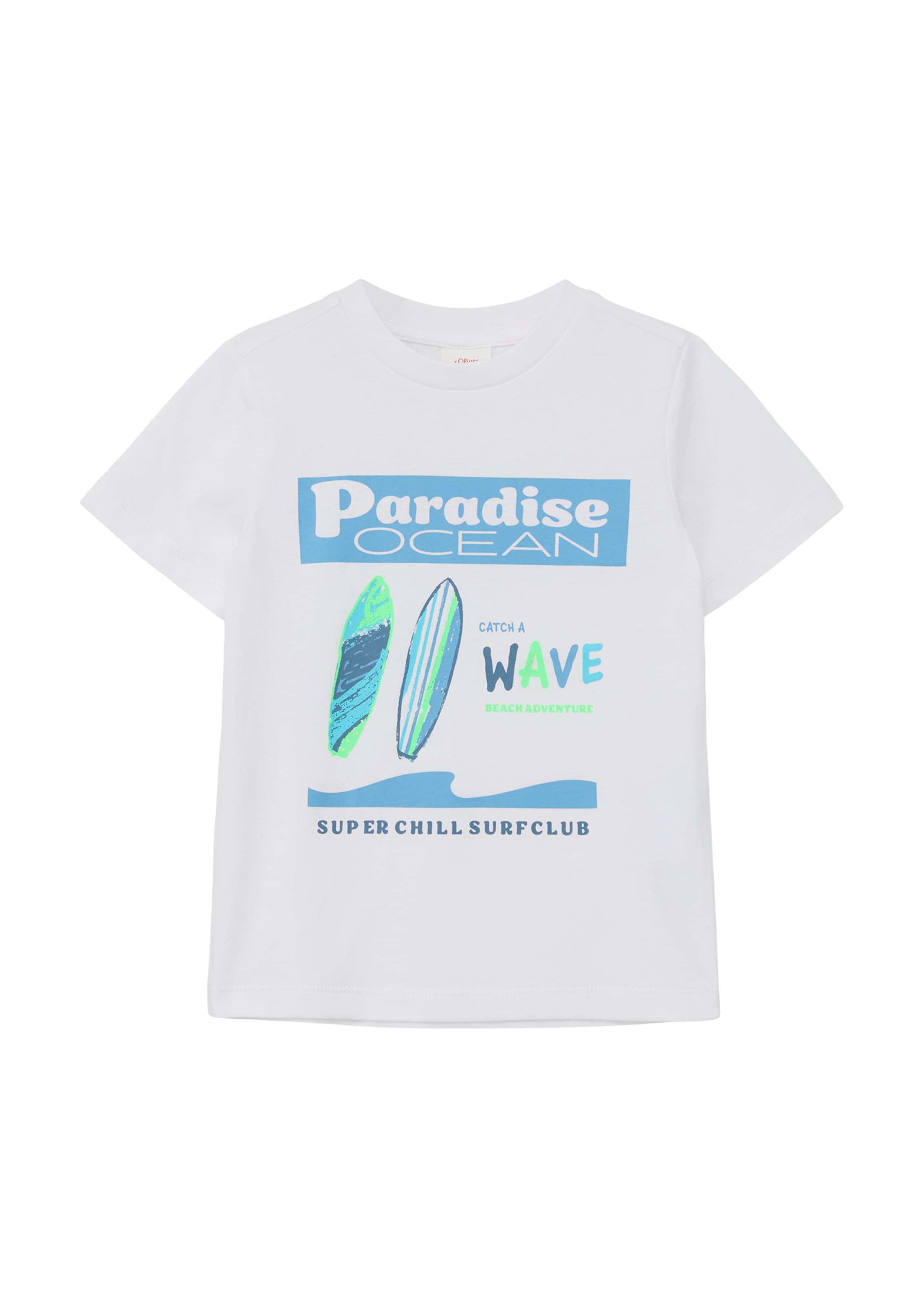 s.Oliver Shirt in Wit: voorkant