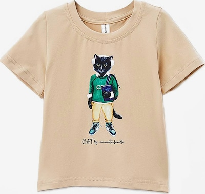 Cat e Lolette Shirt 'School Cat' in 104/Regular in Beige, Item view
