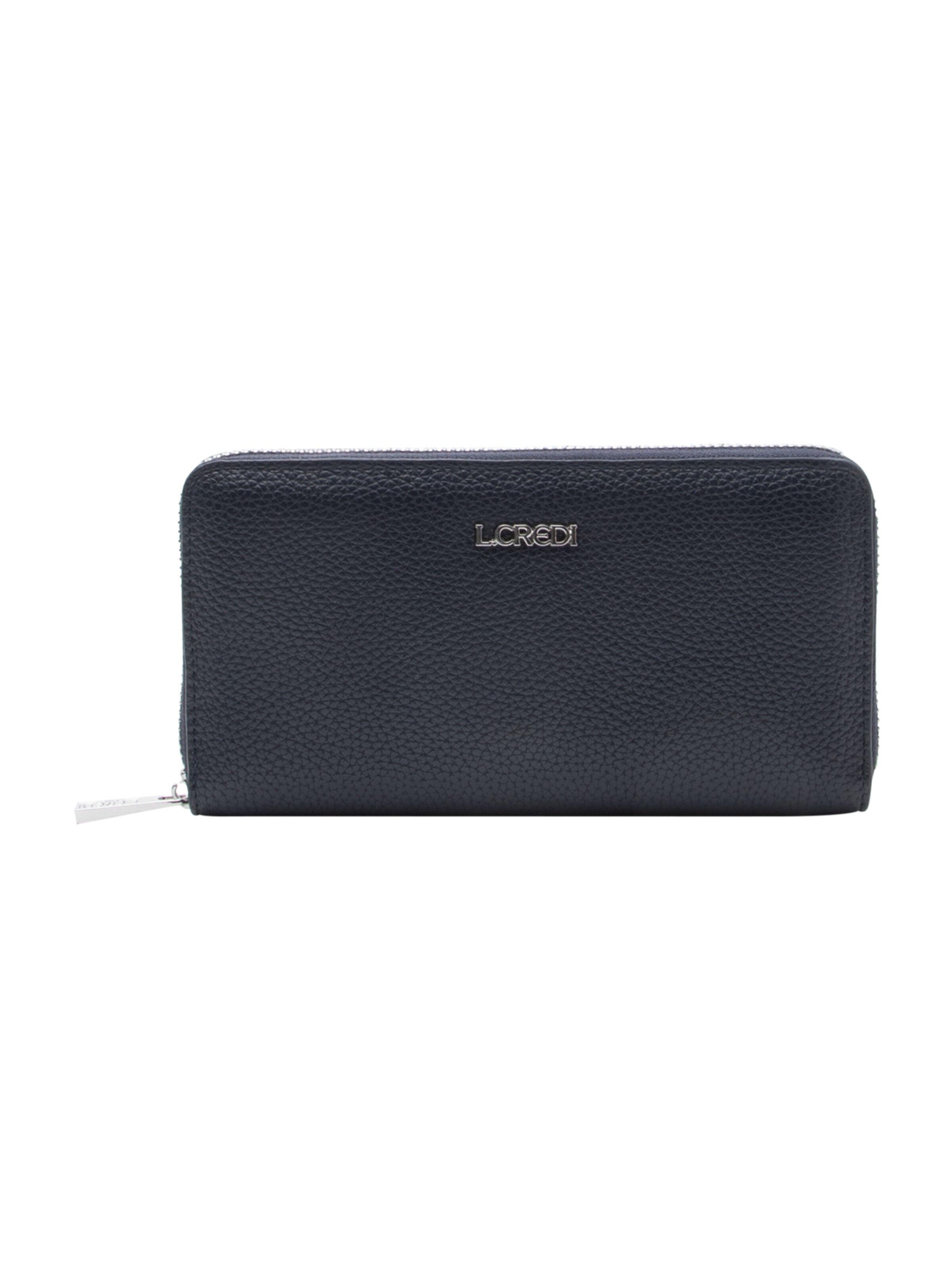 L.CREDI Wallet 'Perla' in Blue: front