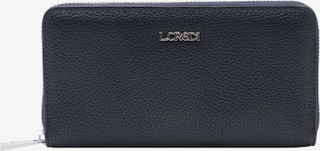 Portamonete 'Perla' di L.CREDI in blu: frontale
