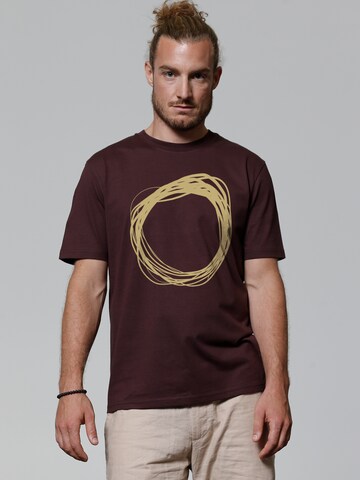 T-Shirt Watapparel en rouge : devant