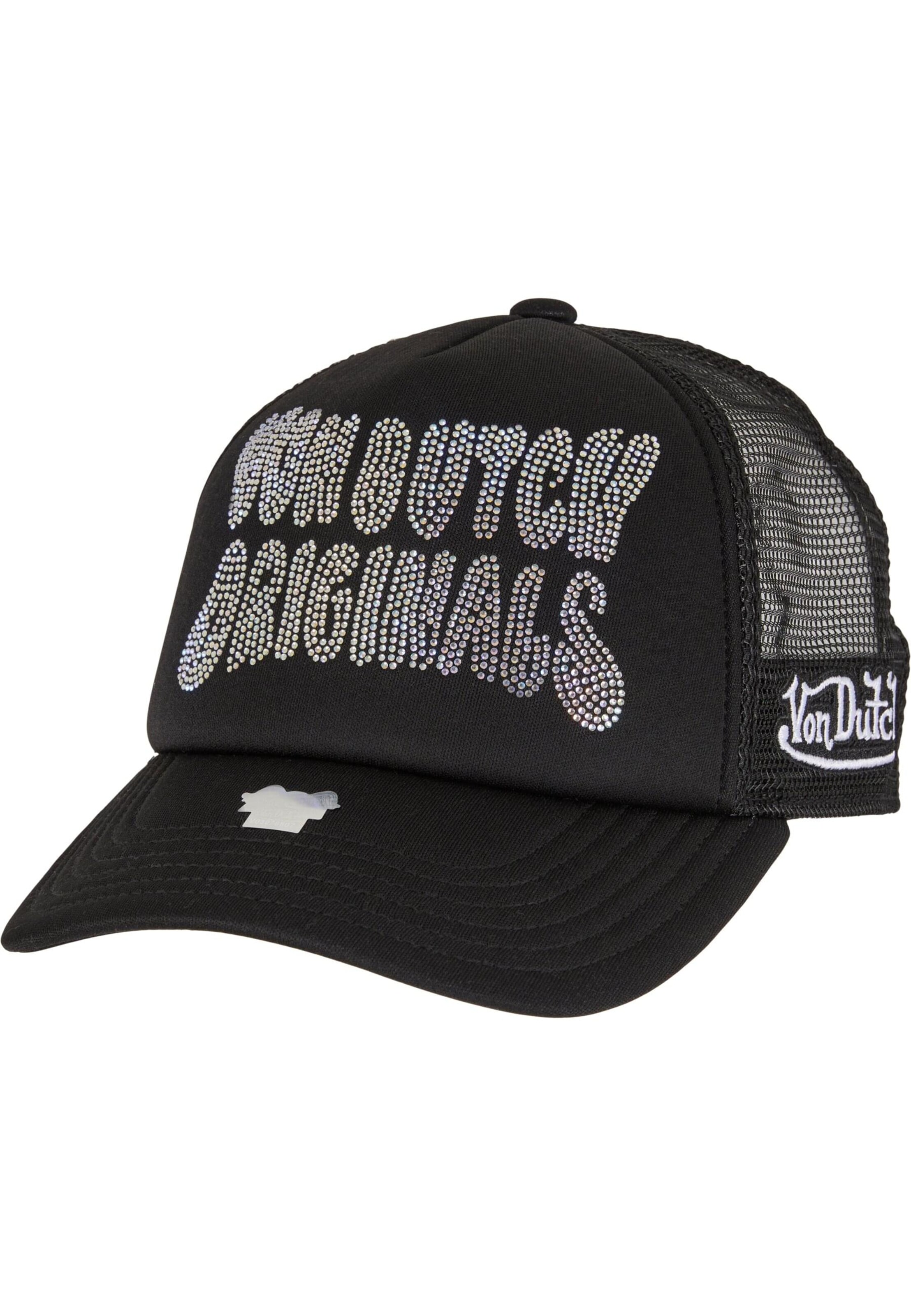 Von Dutch Originals Cap 'Trenton' in Schwarz: Vorderseite