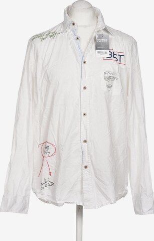 Desigual Button Up Shirt in XL in White: front