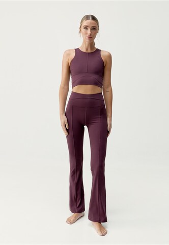 regular Leggings 'Saori' di Born in rosso