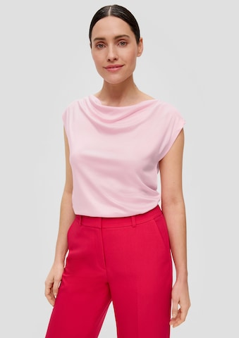 s.Oliver BLACK LABEL Koszulka w kolorze różowy: przód