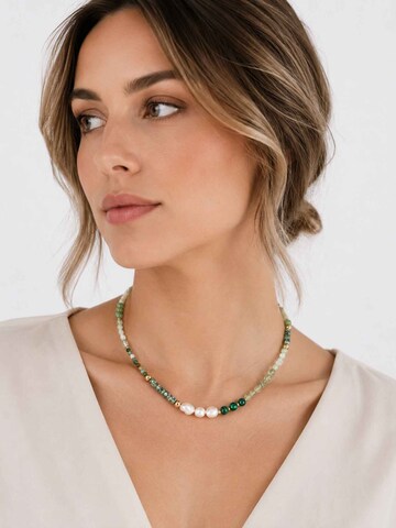 RteRme Řetízek 'Elira Necklace' – zelená