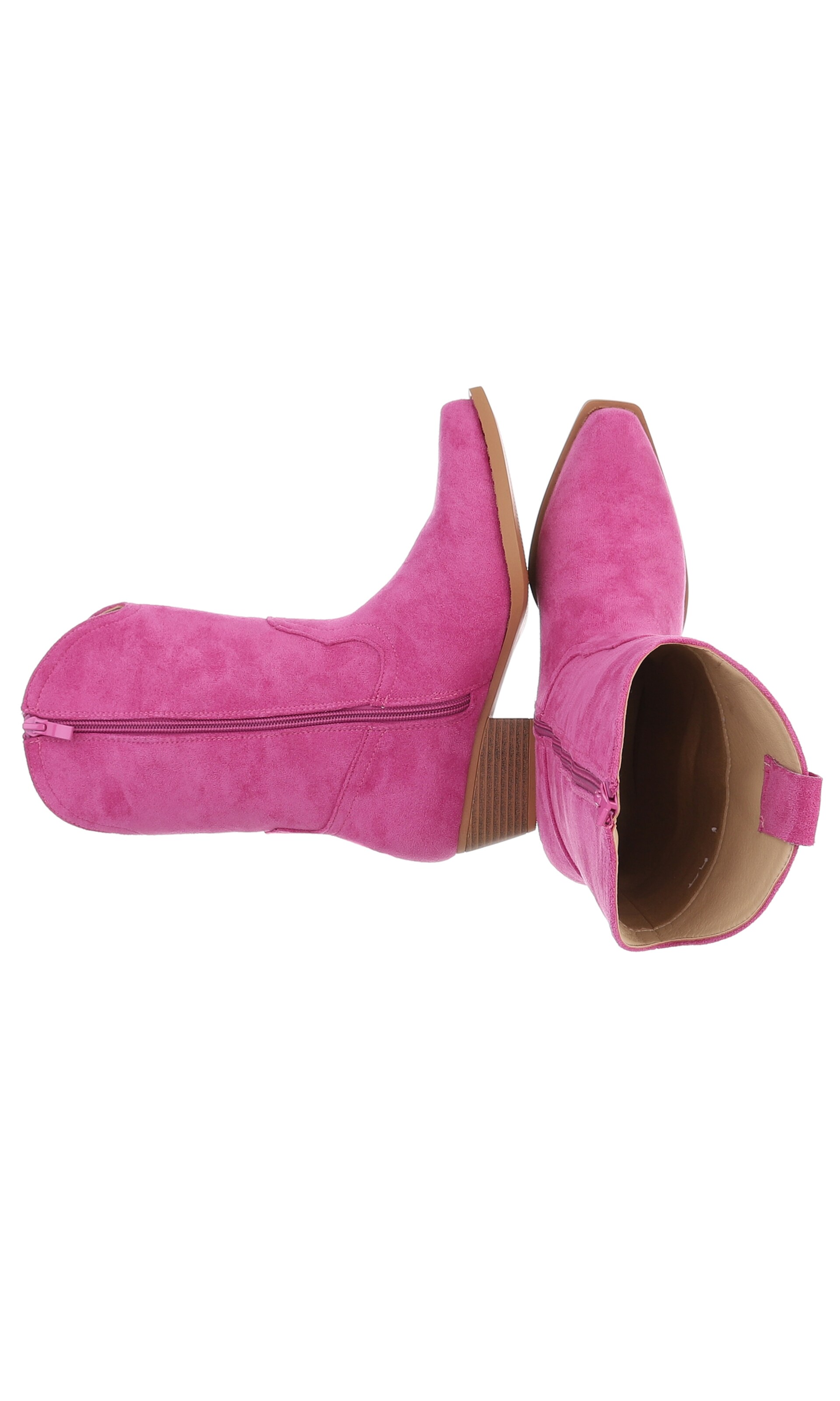 Ital-Design Cowboy Boots in Pink