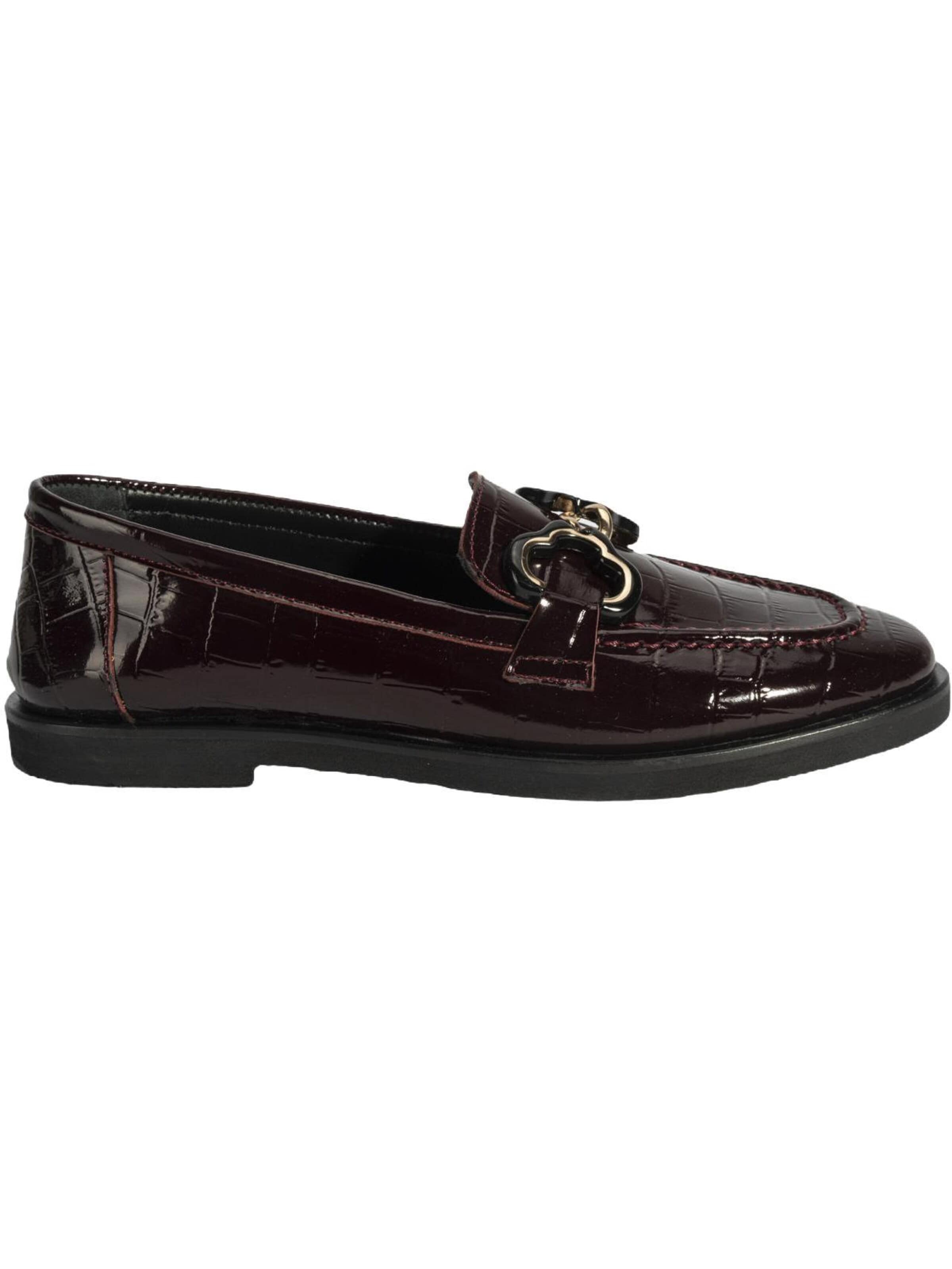 Desa - Mocasines 'Slip-Ons' en rojo