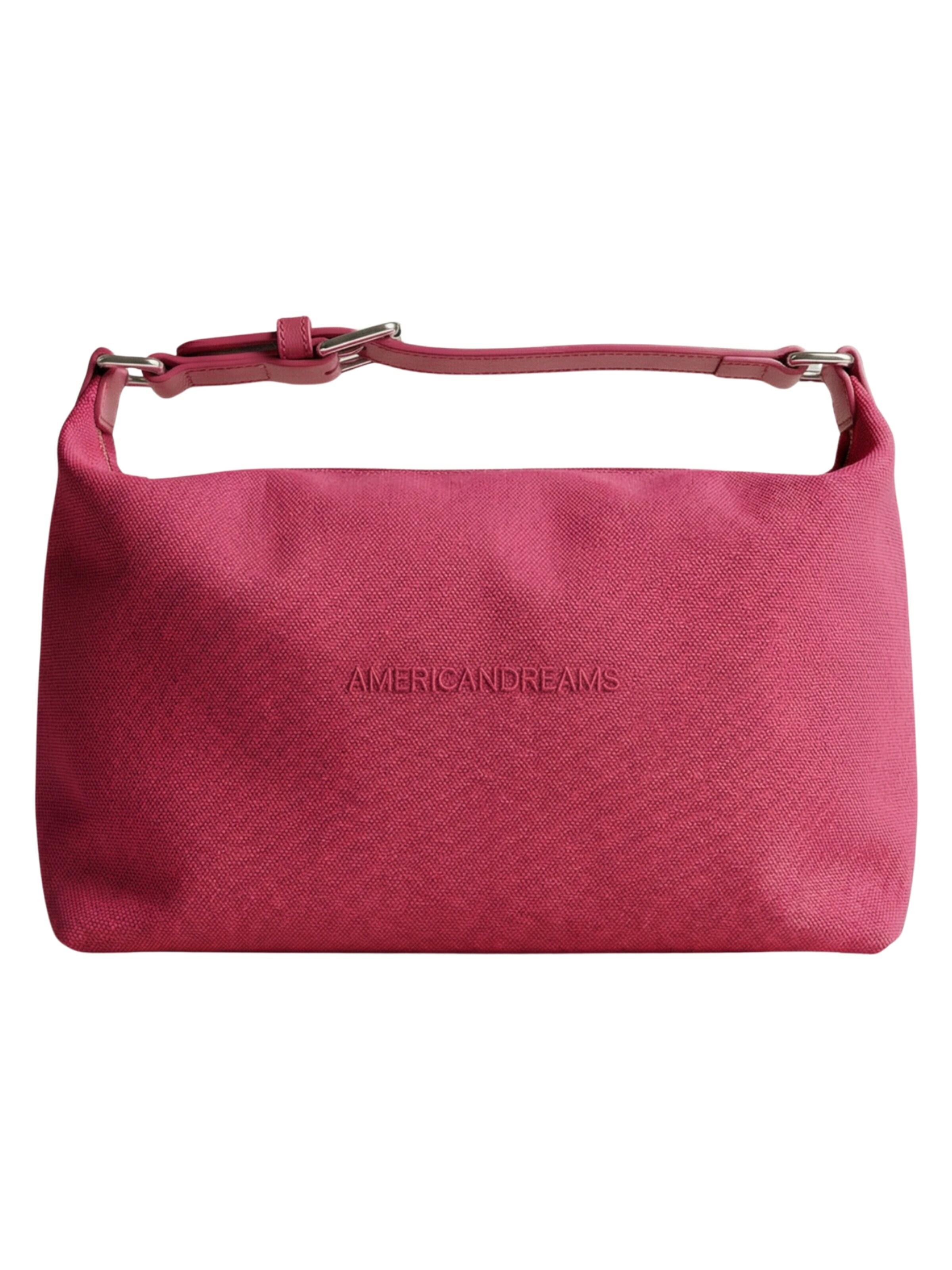 americandreams Handbag 'Canvas Club' in Pink: front