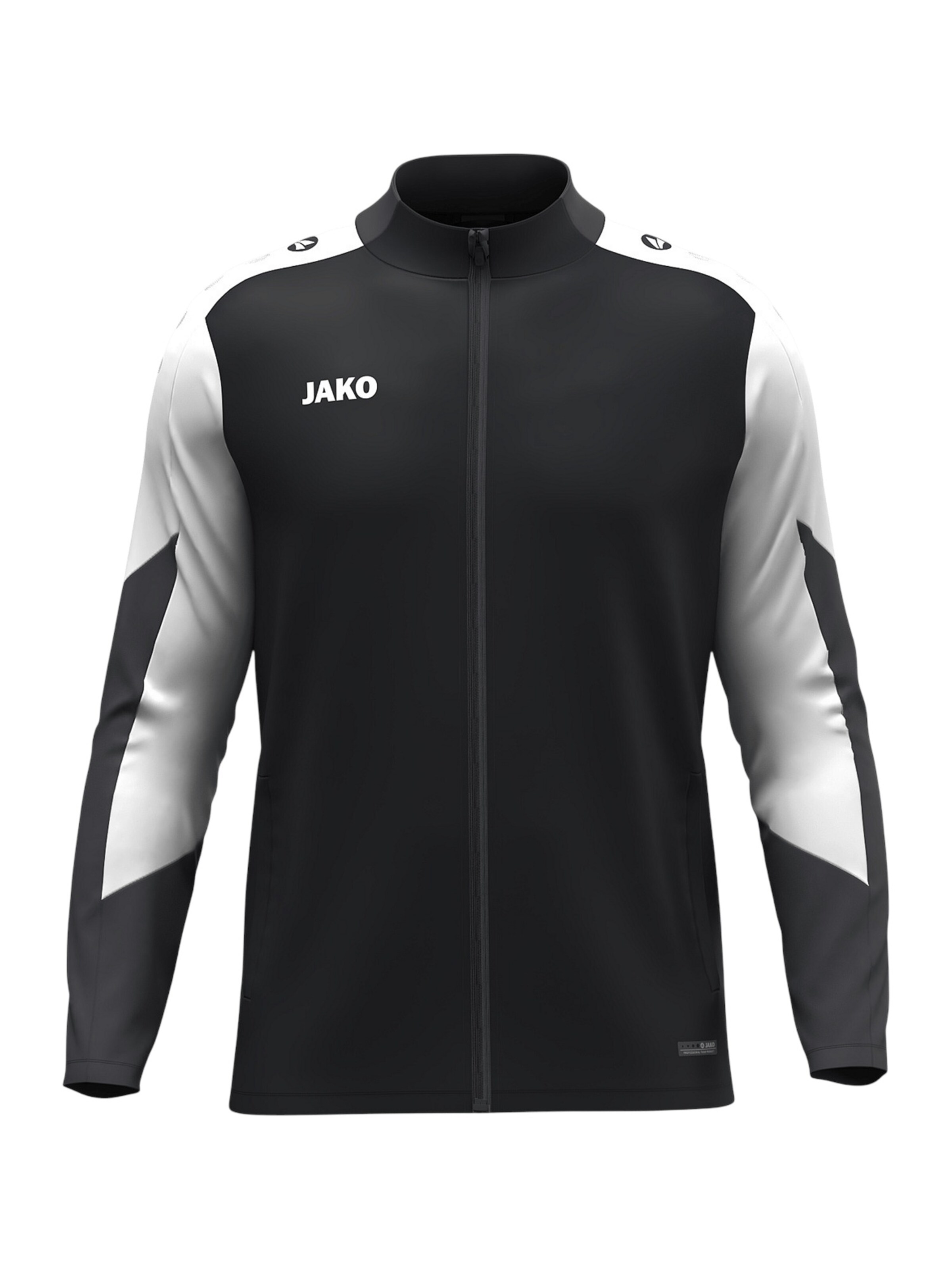 JAKO Trainingsjacke in Schwarz: Vorderseite