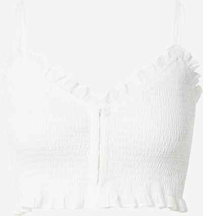 Top 'Sally Smock Sun' WEEKDAY pe alb, Vizualizare produs
