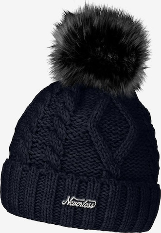 Neverless Beanie 'Julie' in Blue: front