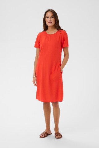 Kaffe Καλοκαιρινό φόρεμα 'KAmilia' σε πορτοκαλί
