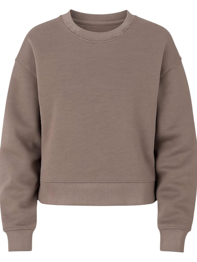 fashionshowcase Pull-over oversize 'CozyEssential Sweater' en S en sable, Vue avec produit