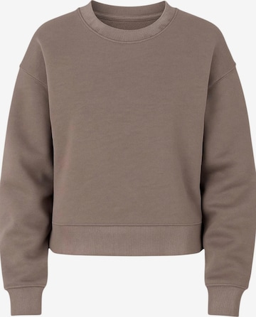 Pull-over oversize 'CozyEssential Sweater' fashionshowcase en beige : devant
