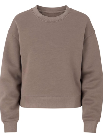 Pull-over oversize 'CozyEssential Sweater' fashionshowcase en beige : devant