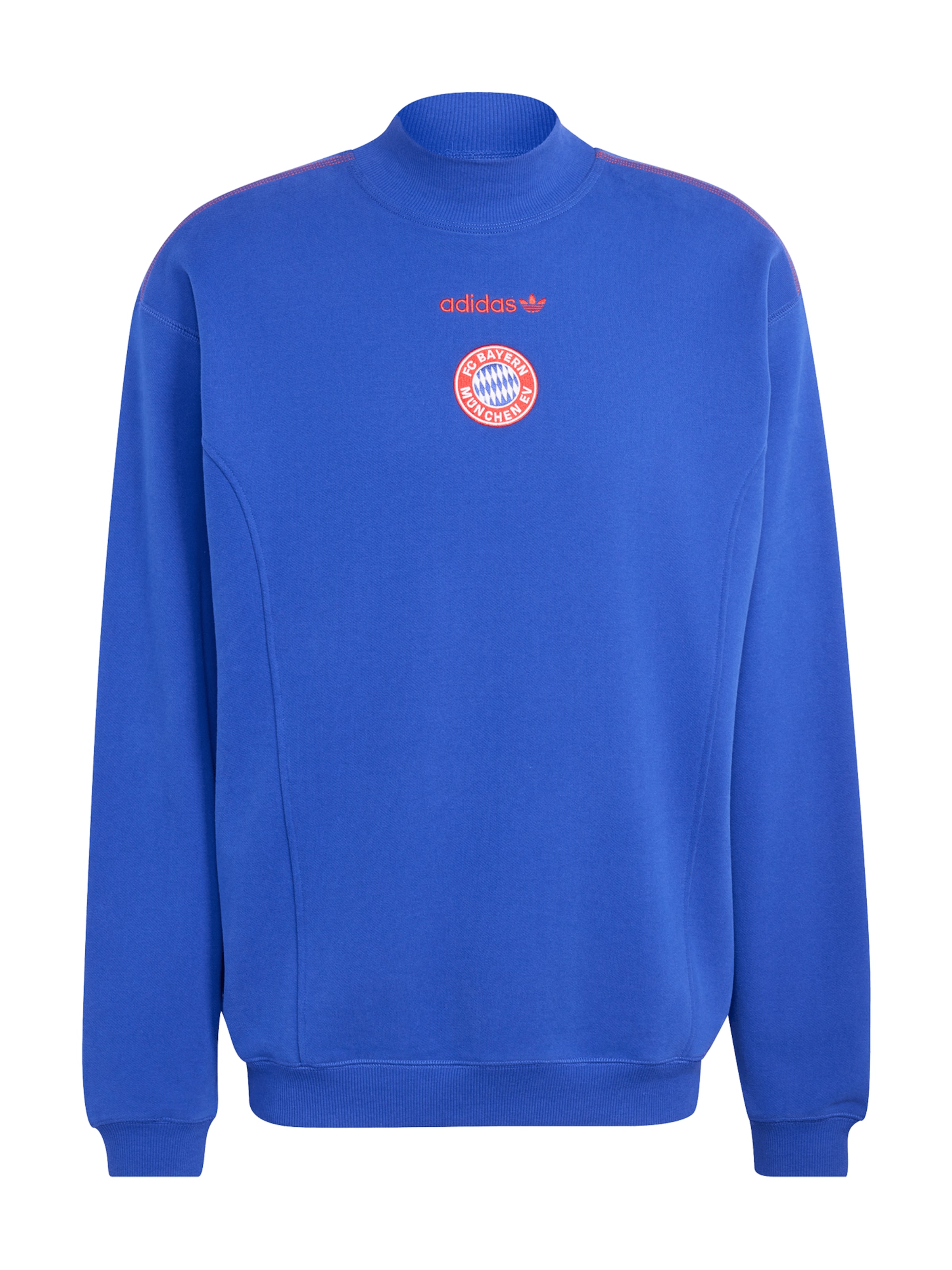 Sweat-shirt 'FC Bayern' ADIDAS ORIGINALS en bleu : devant